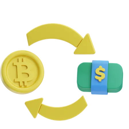 Troca de criptografia  3D Icon