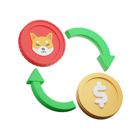 Troca de shiba inu  3D Icon