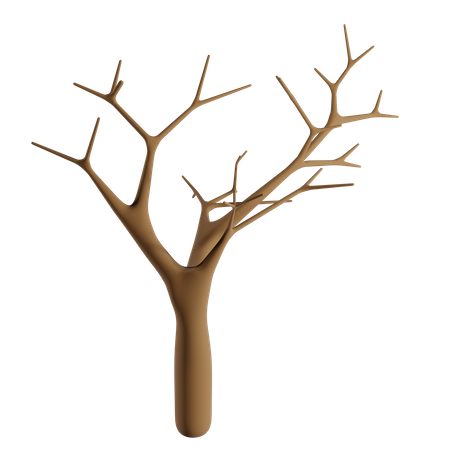 Trockener Baum  3D Icon