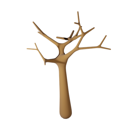 Trockener Baum  3D Icon