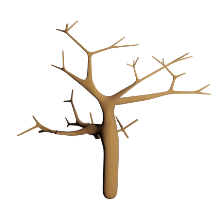 Trockener Baum  3D Icon