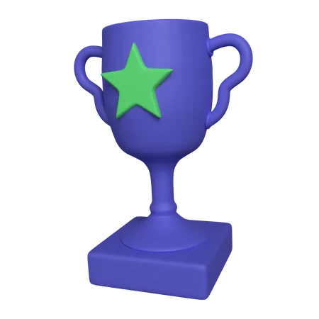 Trofeo  3D Illustration