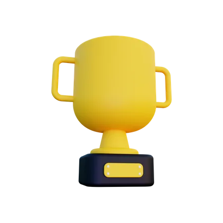 Trofeo  3D Illustration