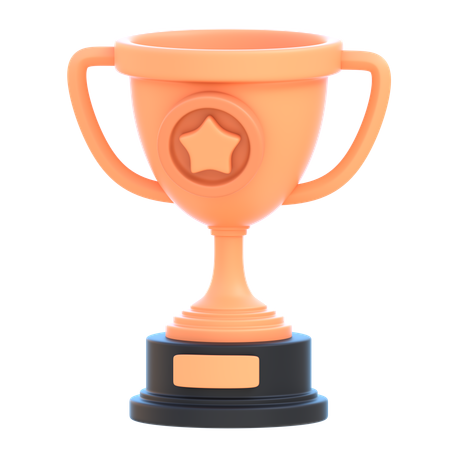 Trofeo academico  3D Icon