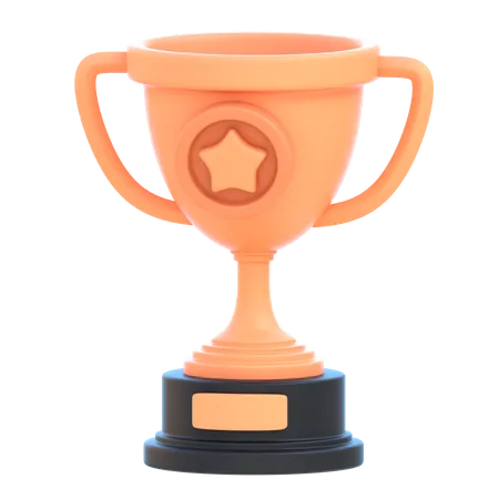 Trofeo academico  3D Icon