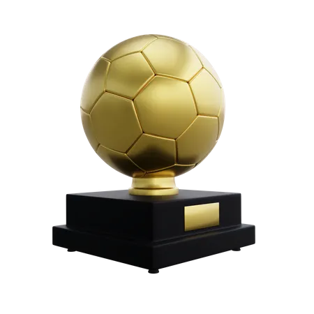 Trofeo del balón de oro  3D Icon
