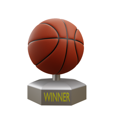 Trofeo di basket  3D Icon