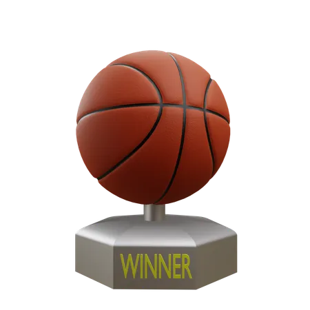 Trofeo di basket  3D Icon