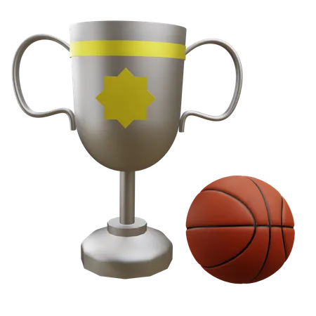 Trofeo di basket  3D Icon