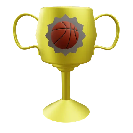 Trofeo di basket  3D Icon