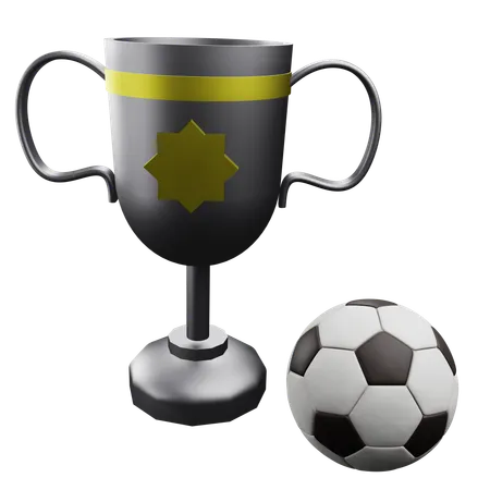 Trofeo di calcio  3D Icon