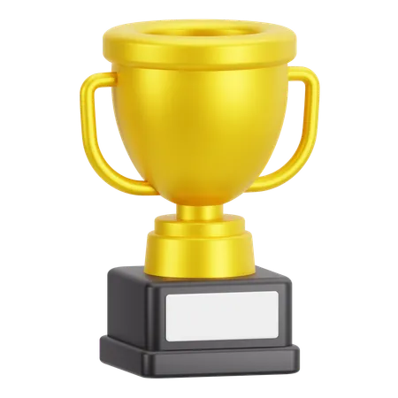 Trofeo de campeón  3D Icon