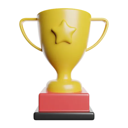 Copa de trofeo  3D Icon