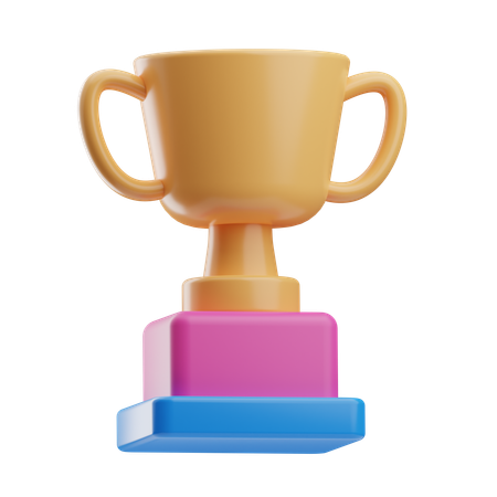 Copa de trofeo  3D Icon