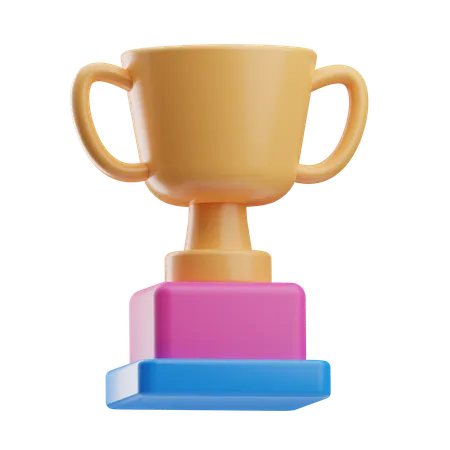 Copa de trofeo  3D Icon