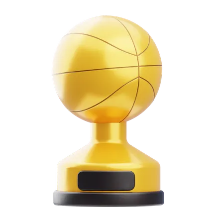 Trofeo de baloncesto  3D Icon