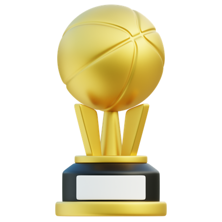 Trofeo de baloncesto  3D Icon