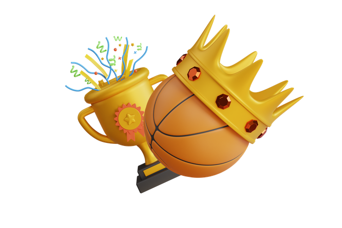 Trofeo de baloncesto  3D Icon