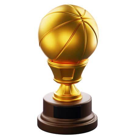 Trofeo de baloncesto  3D Icon