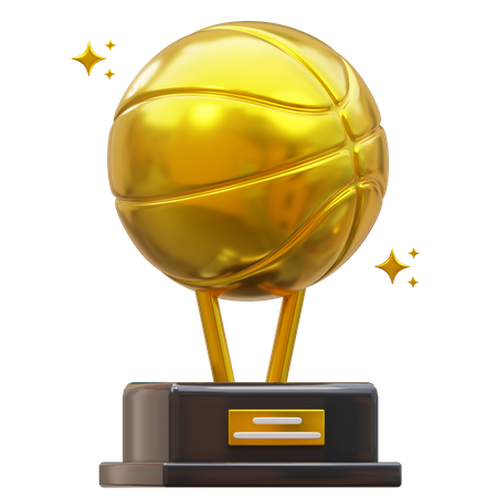 Trofeo de baloncesto  3D Icon