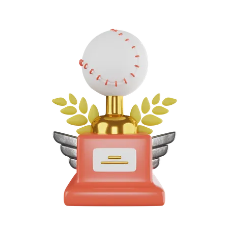 Trofeo de beisbol  3D Icon