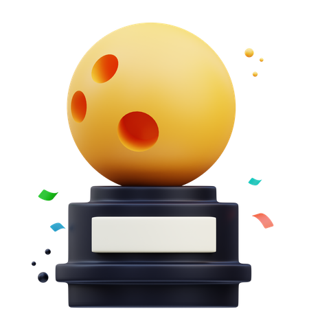 Trofeo de bolos  3D Icon