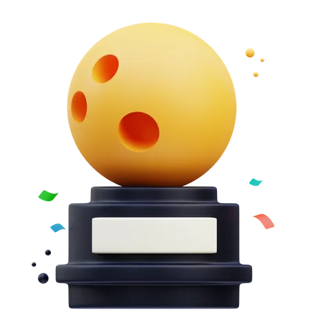 Trofeo de bolos  3D Icon