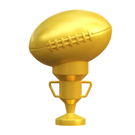 Trofeo de campeón de fútbol  3D Icon