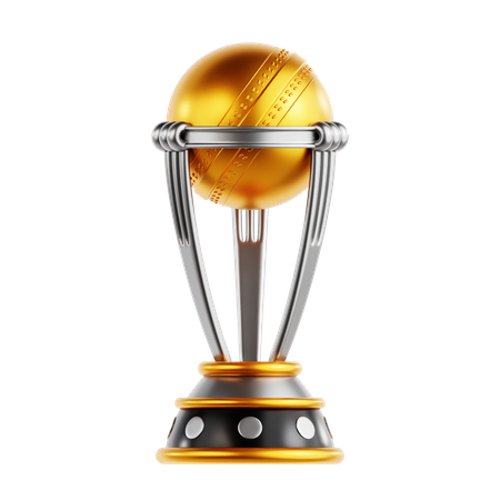 Trofeo de cricket  3D Icon