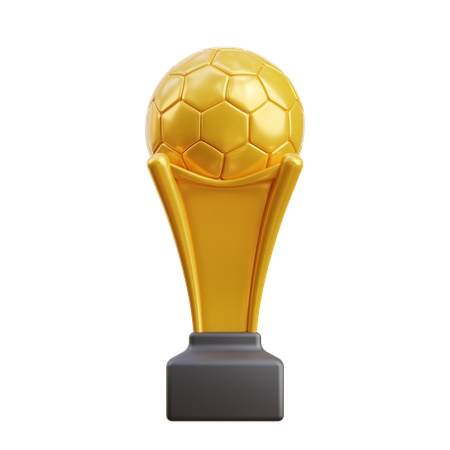 Trofeo de futbol  3D Icon