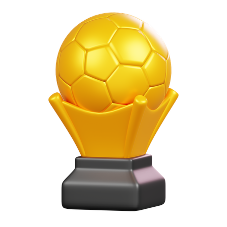 Trofeo de futbol  3D Icon