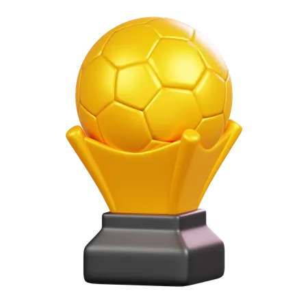 Trofeo de futbol  3D Icon