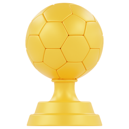 Trofeo de futbol  3D Icon