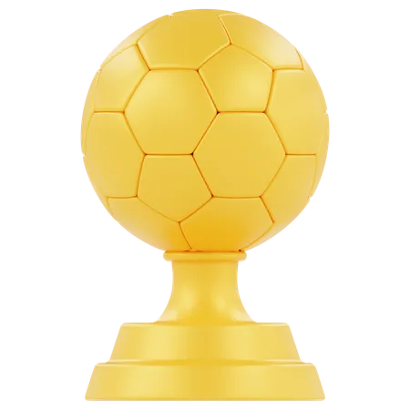 Trofeo de futbol  3D Icon