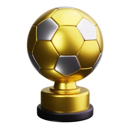 Trofeo de futbol  3D Icon