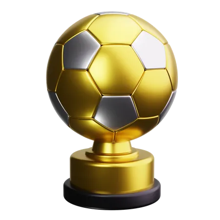 Trofeo de futbol  3D Icon