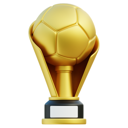 Trofeo de futbol  3D Icon