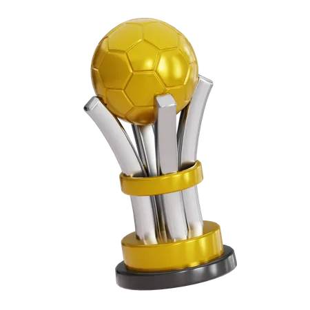 Trofeo de futbol  3D Icon