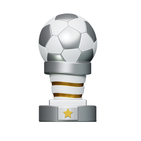 Trofeo de futbol  3D Icon