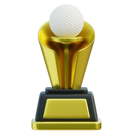 Trofeo de golf  3D Icon