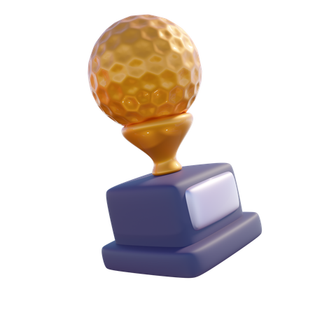 Trofeo de golf  3D Icon