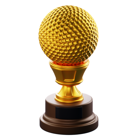 Trofeo de golf  3D Icon