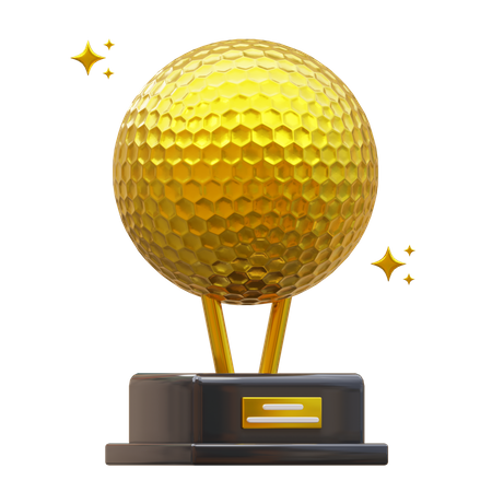 Trofeo de golf  3D Icon