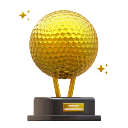 Trofeo de golf  3D Icon