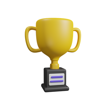 Trofeo de graduación  3D Icon