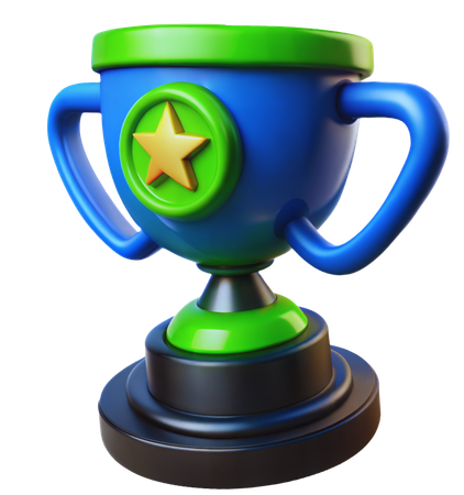 Trofeo de juego  3D Icon
