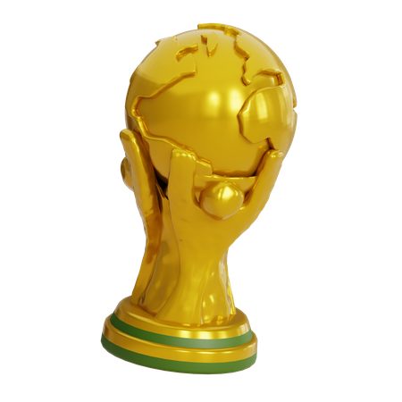 Trofeo de la copa del mundo  3D Icon