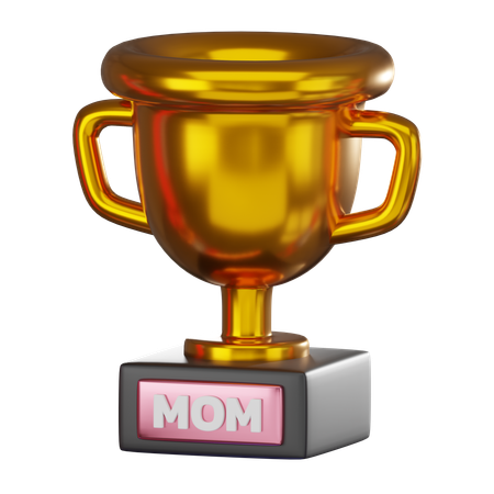 Trofeo de mamá  3D Icon