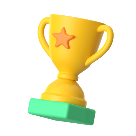 Trofeo de negocios  3D Icon