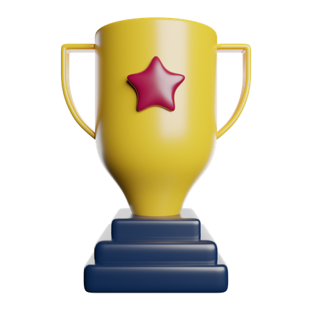 Trofeo de negocios  3D Icon